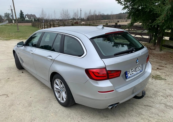 BMW Seria 5 cena 42500 przebieg: 236500, rok produkcji 2013 z Leszno małe 92